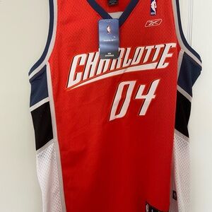 Reebok Charlotte Bobcats Basketball Jersey 04 Size Large